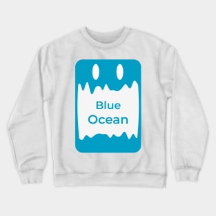 blue ocean Crewneck Sweatshirt